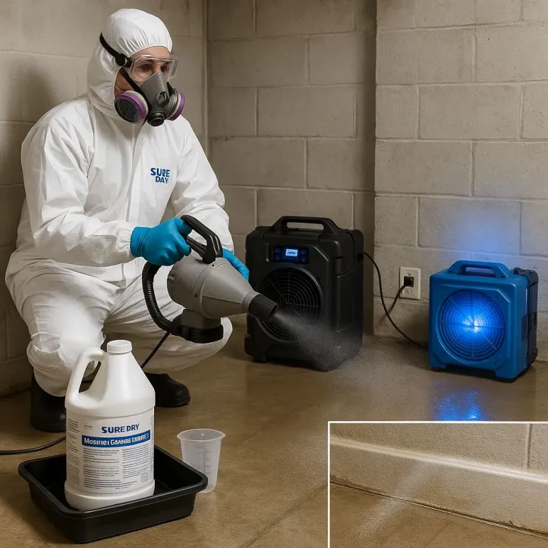 Sanitization and Odor Removal process in Lunenburg County, VA