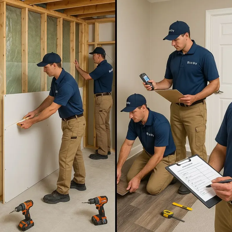 Repairs and Reconstruction process in Lunenburg County, VA